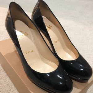 Christian Louboutin New Simple Pump Black 85 36.5